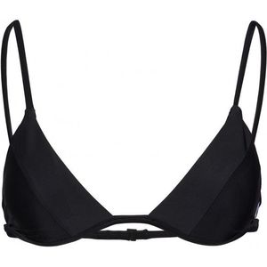 Volcom Womens Simply Solid Tri Bikinitop (Dames |zwart)