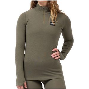Eivy Womens Journey Wool Rib Top Merino-ondergoed (Dames |bruin)