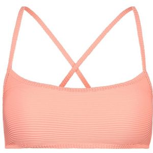 Billabong - Tanlines Lace Up - Bikinitop - Roze - 91% Polyester, 9% Elastaan
