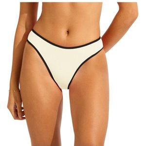 Seafolly Womens  Beach Bound High Leg Pant Bikinibroekje (Dames |oranje)