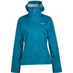 Rab Womens Kinetic 20 Jacket Regenjas (Dames |blauw |waterdicht)