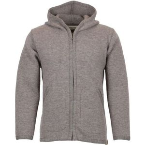 Albmerino Jack Vilt met Capuchon Wollen vest (Heren |grijs)