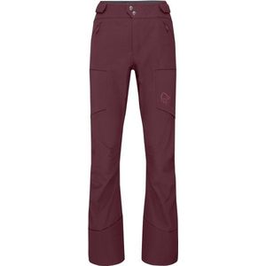 Norrona Womens Lyngen Hiloflex200 Slim Pants Toerskibroek (Dames |rood)