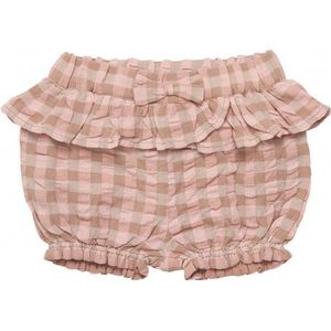 Minymo Girls Shorts Check Short (Kinderen |roze)