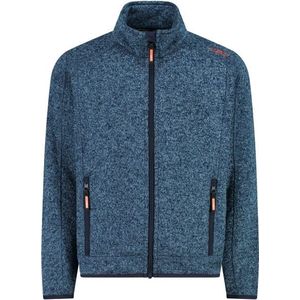 CMP Boys Jacket Jacquard Knitted Fleecevest (Kinderen |blauw)