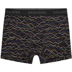 DEDICATED Boxer Briefs Kalix Line Mountain Ondergoed (Heren |zwart)