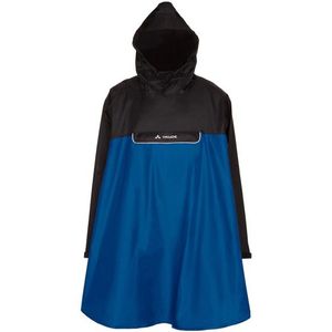 Vaude Covero Poncho II Fietsjack (blauw |waterdicht)