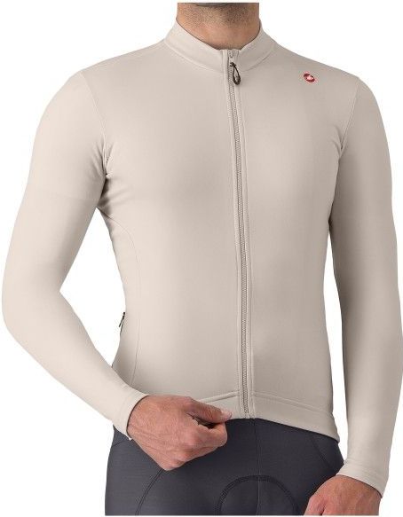 Castelli - Espresso Thermal Jersey - Fietsshirt - Grijs