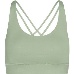 Hey Honey Womens Criss-Cross Bra Sportbeha (Dames |groen)