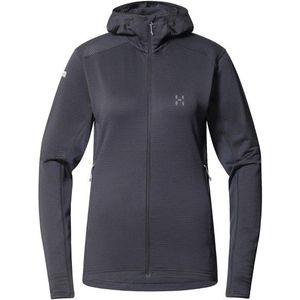 Haglöfs Womens LIM Mid Multi II Hood Fleecevest (Dames |grijs)