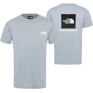 The North Face Reaxion Red Box Tee Sportshirt (Heren |grijs)