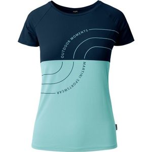 Martini Womens Via Shirt Dynamic Sportshirt (Dames |blauw/turkoois)