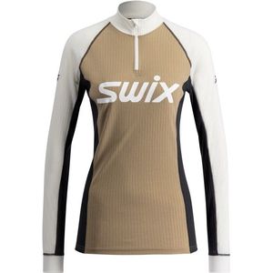 Swix Womens RaceX Classic Half Zip Synthetisch ondergoed (Dames |beige)
