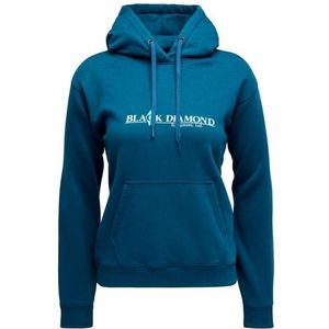 Black Diamond Womens Heritage Wordmark PO Hoody Hoodie (Dames |blauw)