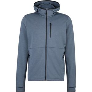 Stoic MerinoWaffleFleece320 NorrdalSt Zip Hoody Trui met capuchon (Heren |grijs/blauw)