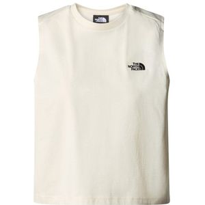 The North Face Womens Essential Relaxed Tank Tanktop (Dames |wit/beige)