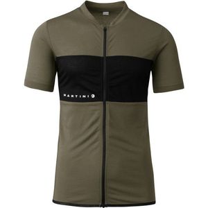 Martini Flowtrail Zip Shirt Fietsshirt (Heren |olijfgroen)