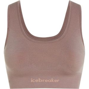Icebreaker - Merino Seamless Active Bra - Sportbeha - Bruin