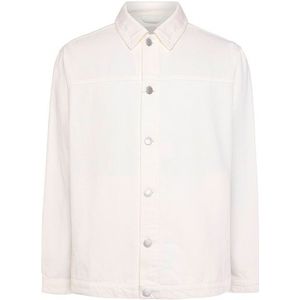 KnowledgeCotton Apparel Twill Workwear Jacket Vrijetijdsjack (wit)