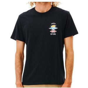 Rip Curl Search Icon Tee T-shirt (Heren |zwart)