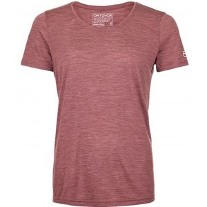 Ortovox Womens 120 Cool Tec Clean T-Shirt Merinoshirt (Dames |roze)