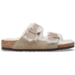 Meisjes sandalen Birkenstock Arizona Shearling Suede Leather/Fur
