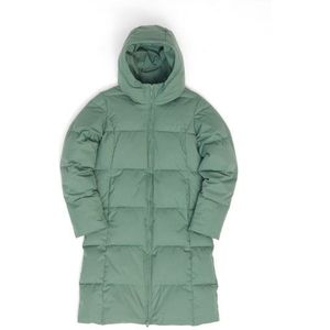 Mazine - Womens Basic Puffer Coat - Lange Jas - Groen