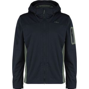 CMP Jacket Zip Hood Light Softshell Softshelljack (Heren |blauw/zwart)