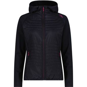 CMP Womens Performance Jacket Fix Hood Hybrid Synthetisch jack (Dames |zwart)