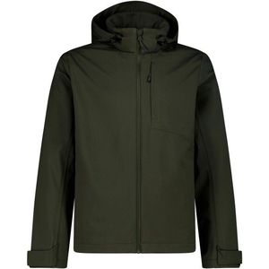 CMP Jacket Zip Hood Stretch Softshell Softshelljack (Heren |olijfgroen |waterdicht)