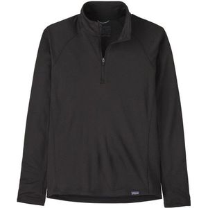 Patagonia Kids Cap Midweight Zip Neck Thermo-ondergoed (Kinderen |zwart)