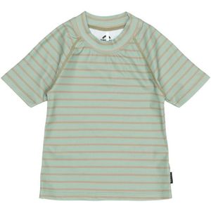 Mikk-Line Kids UV Shirt Recycled AOP Lycra (Kinderen |grijs/groen)