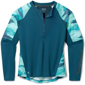 Smartwool Womens Mountain Bike Long Sleeve Jersey Fietsshirt (Dames |blauw)
