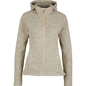 Vaude Womens Aland Hooded Jacket Fleecevest (Dames |beige/grijs)
