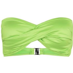 Seafolly Womens Soleil Twist Bandeau Bikinitop (Dames |groen)