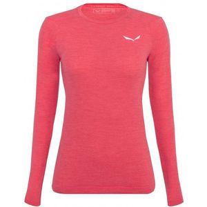 Salewa Womens Zebru Fresh AMR L/S Tee Merino-ondergoed (Dames |roze)