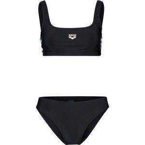 Arena Womens Icons Bralette Solid Two Pieces Bikini (Dames |zwart)