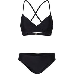 ONeill Womens Essentials Baay Maoi Fixed Set Bikini (Dames |zwart)