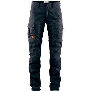 Fjällräven Womens Karla Pro Zip-Off Trousers Afritsbroek (Dames |zwart/blauw)