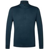 Super.natural - Tundra175 - Half Rits T-shirt - Lange Mouw - Heren - Merinowol