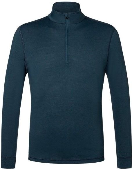 Super.natural - Tundra175 - Half Rits T-shirt - Lange Mouw - Heren - Merinowol