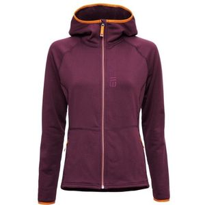 Elevenate Womens Skiers Fleece Hood Fleecevest (Dames |purper)