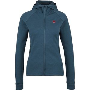 Bergfreunde Womens MerinoFleece RömersteinBF Zip Hoody Fleecevest (Dames |blauw)