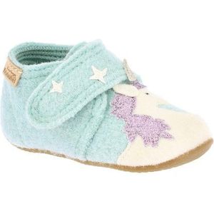Living Kitzbühel Babys Klettschuh Einhorn & Stern Pantoffels (Kinderen |grijs)