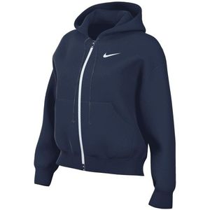 Nike - PHNX FLC - Sweatvest - Navy - Capuchon met Trekkoord