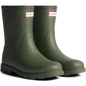 Hunter - UNISEX DOWNPOUR SHORT - Regenlaarzen - Dark Olive - Waterdichte Winterschoenen