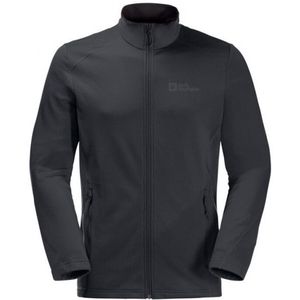 Jack Wolfskin Kolbenberg Full Zip Fleecevest (Heren |zwart/grijs)