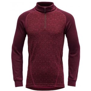 Devold Junior Duo Active Merino Zip Neck Merino-ondergoed (Kinderen |rood)