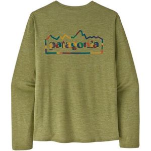 Patagonia L/S Cap Cool Daily Graphic Shirt Sportshirt (Heren |olijfgroen)