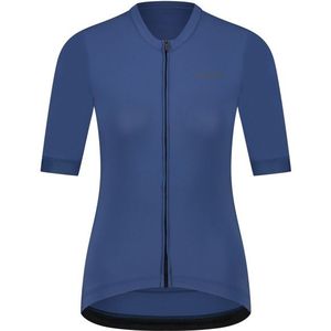 Shimano Womens Futuro Short Sleeves Jersey Fietsshirt (Dames |blauw)